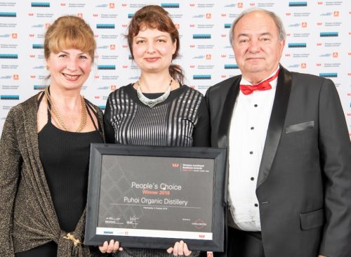 Excellence in Sustainability Award 2023 for Puhoi Organic Distillery by Auckland Business Chamber NZ