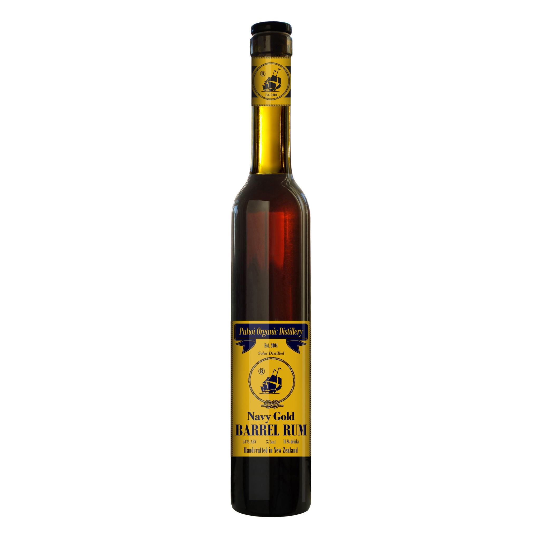 Navy Gold Barrel Rum 54% ABV 375ml