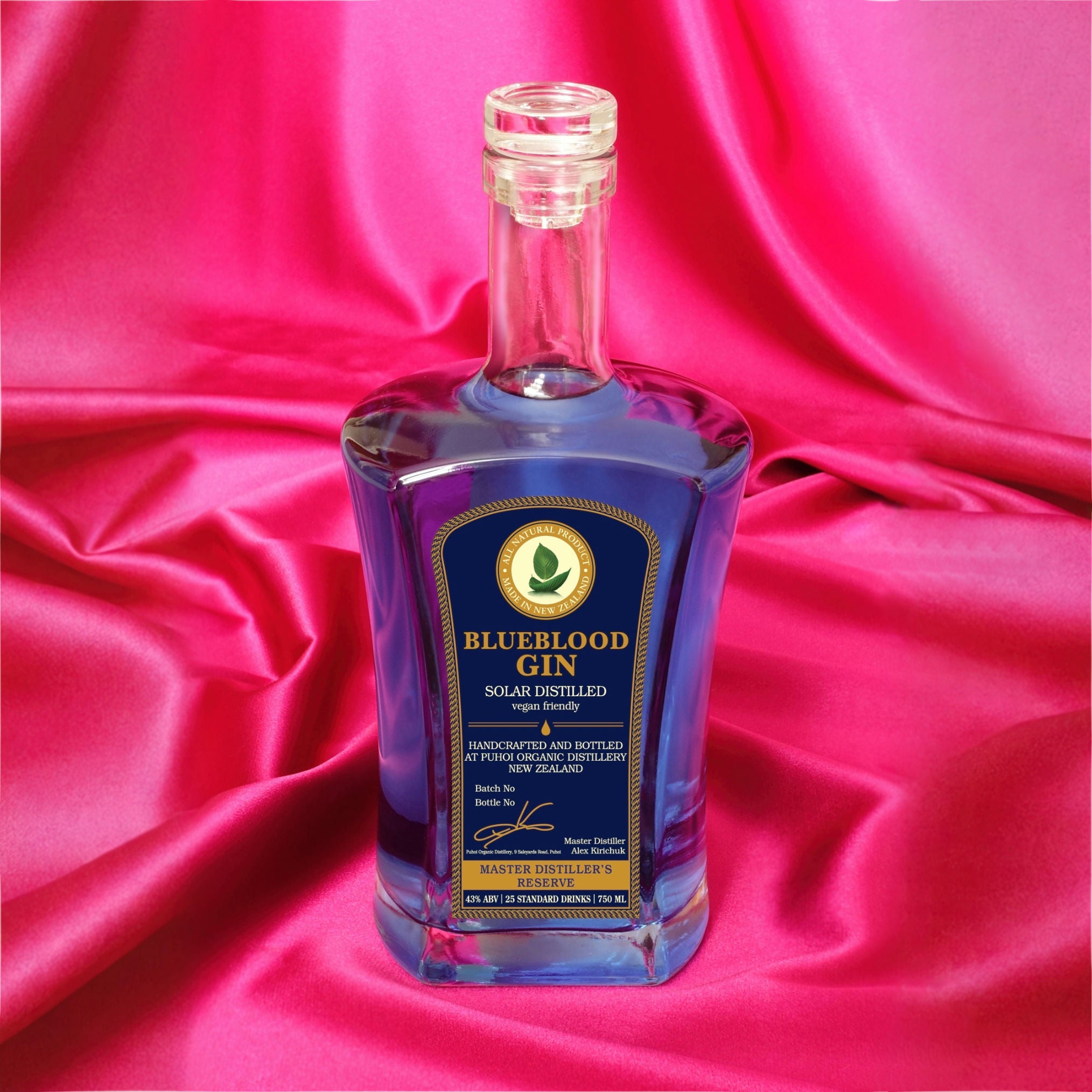 Blueblood Gin (750ml 43% ABV)