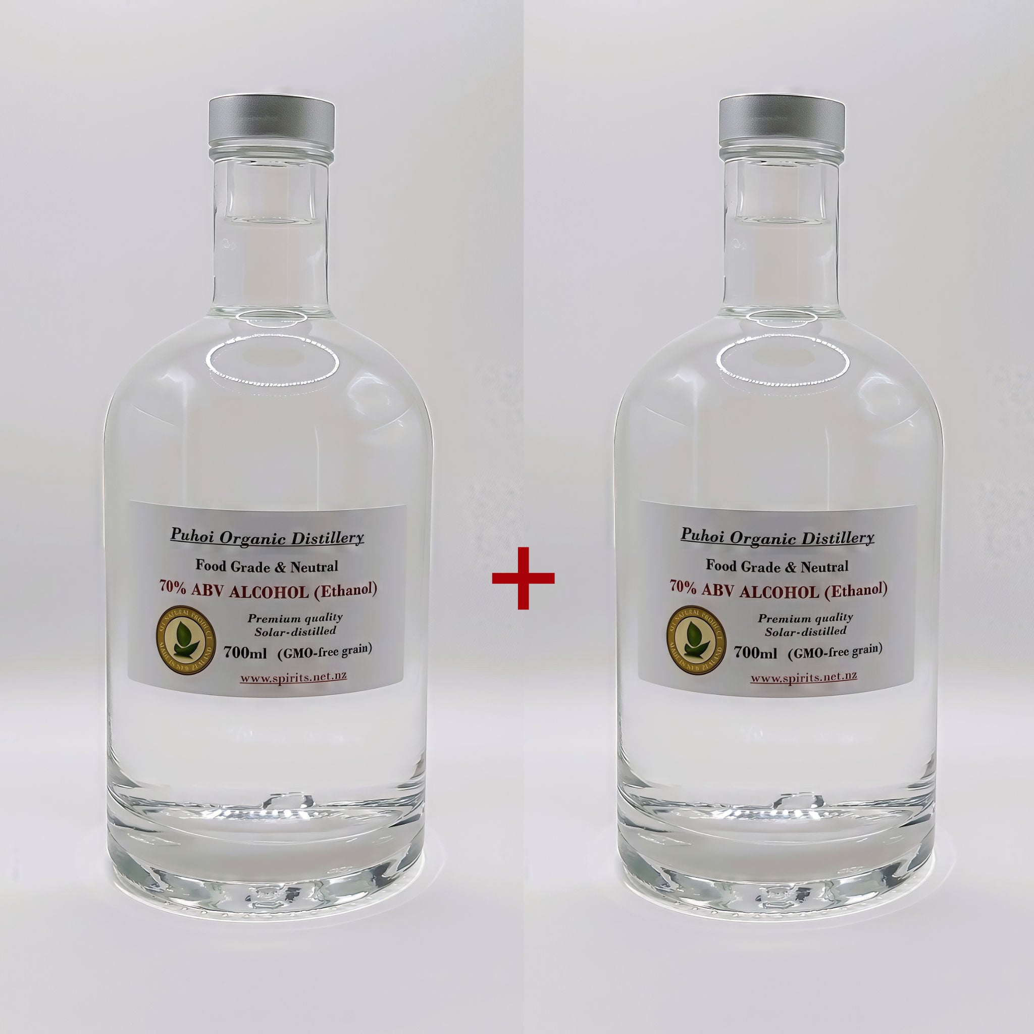 Buy 2 & Save: 70% ABV Strong Neutral Food-grade alcohol  for DIY Tinctures & Bitters (700ml x2)
