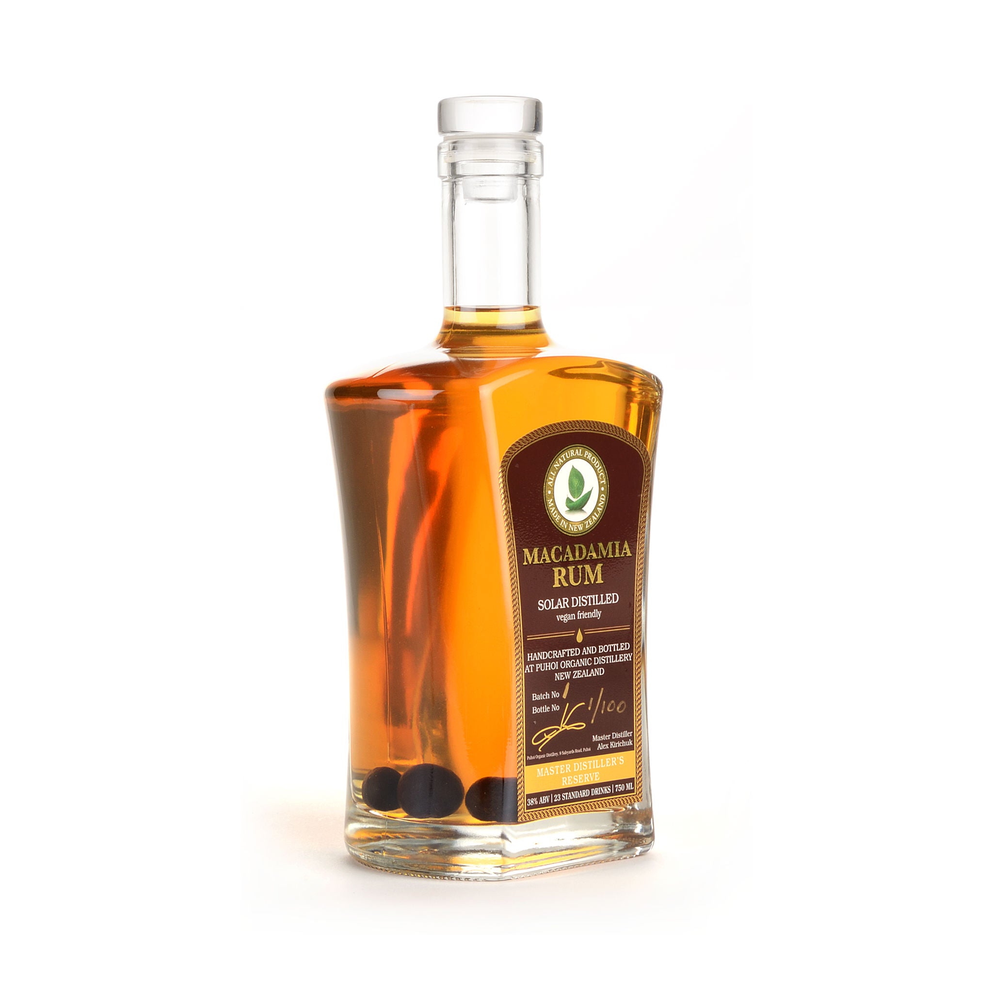 Macadamia Rum (750ml 38% ABV)