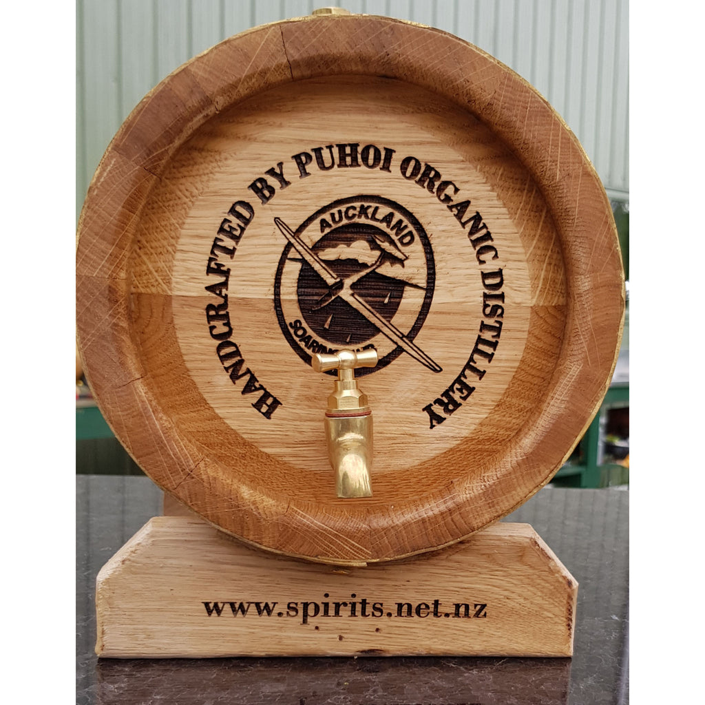 Personalised miniature Oak Barrels 5L (volume filled with spirit of your choice)