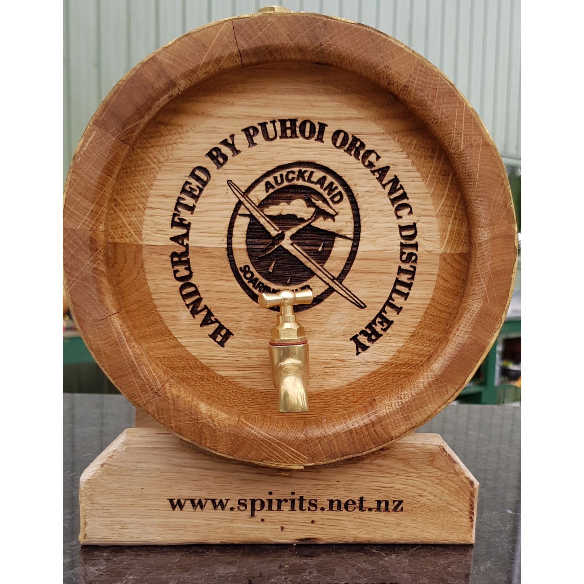 Personalised miniature Oak Barrels 5L (volume filled with spirit of your choice)
