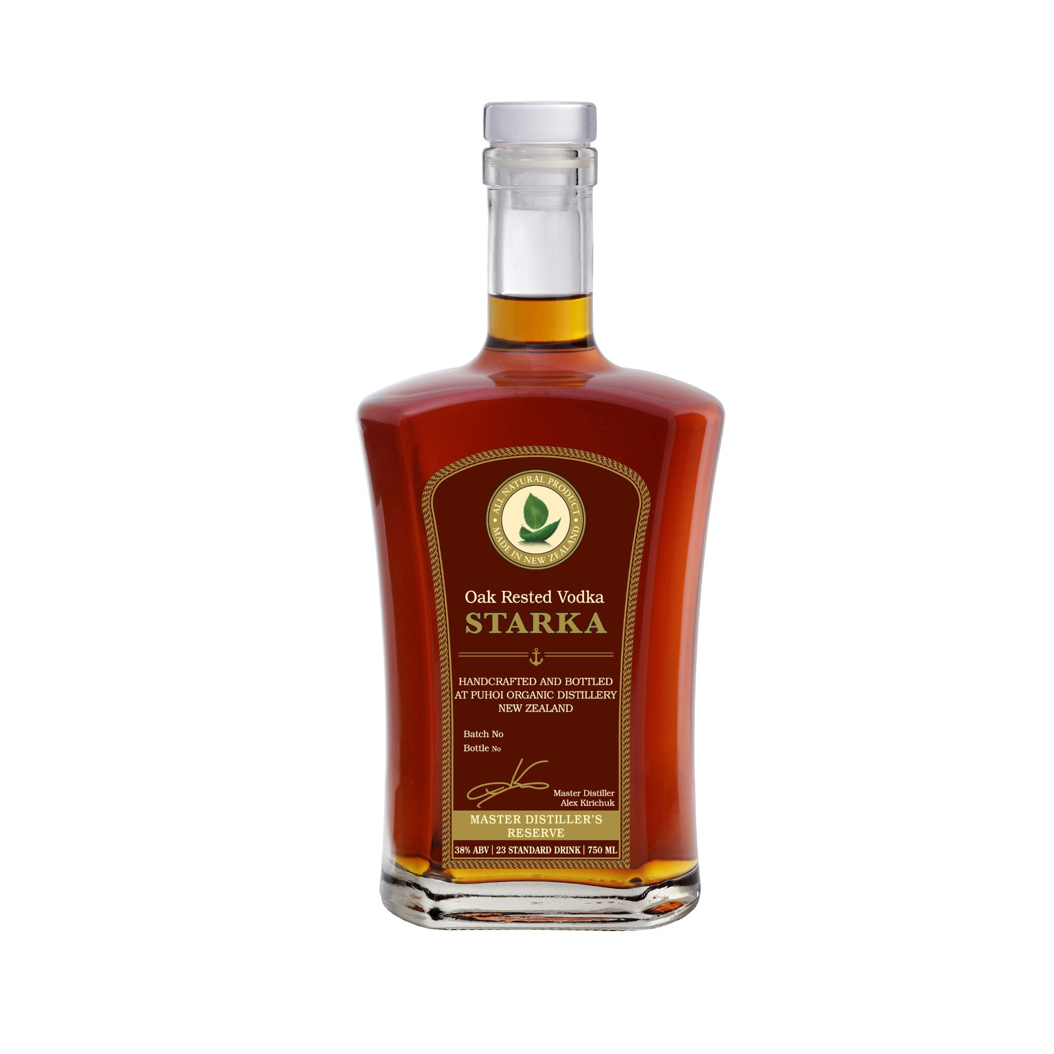 Puhoi Starka (750ml 38% ABV) non-filtered