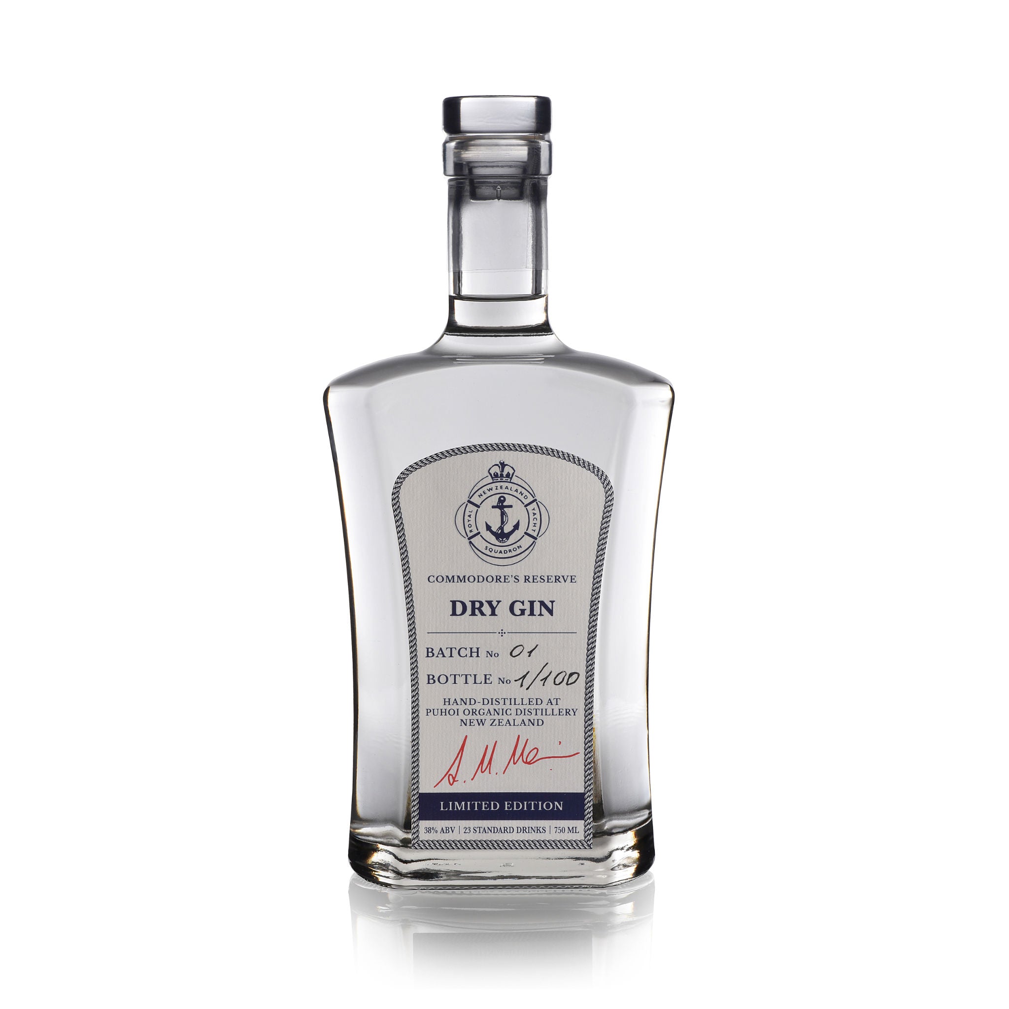RNZYS Commodore’s reserve Dry Gin (750ml 38% ABV)
