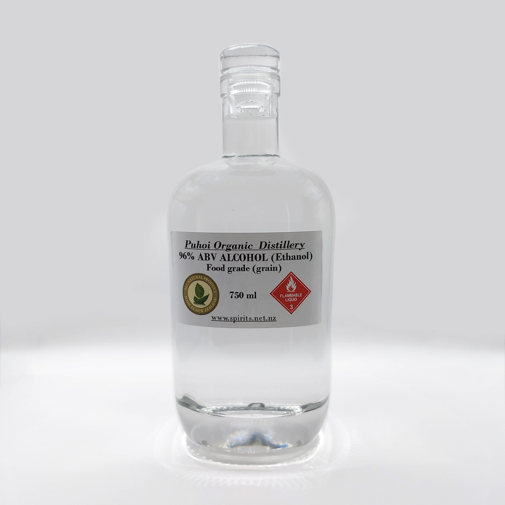 96% ABV High Strength Neutral Food-grade alcohol  for your home-made Tinctures & Bitters (750ml)