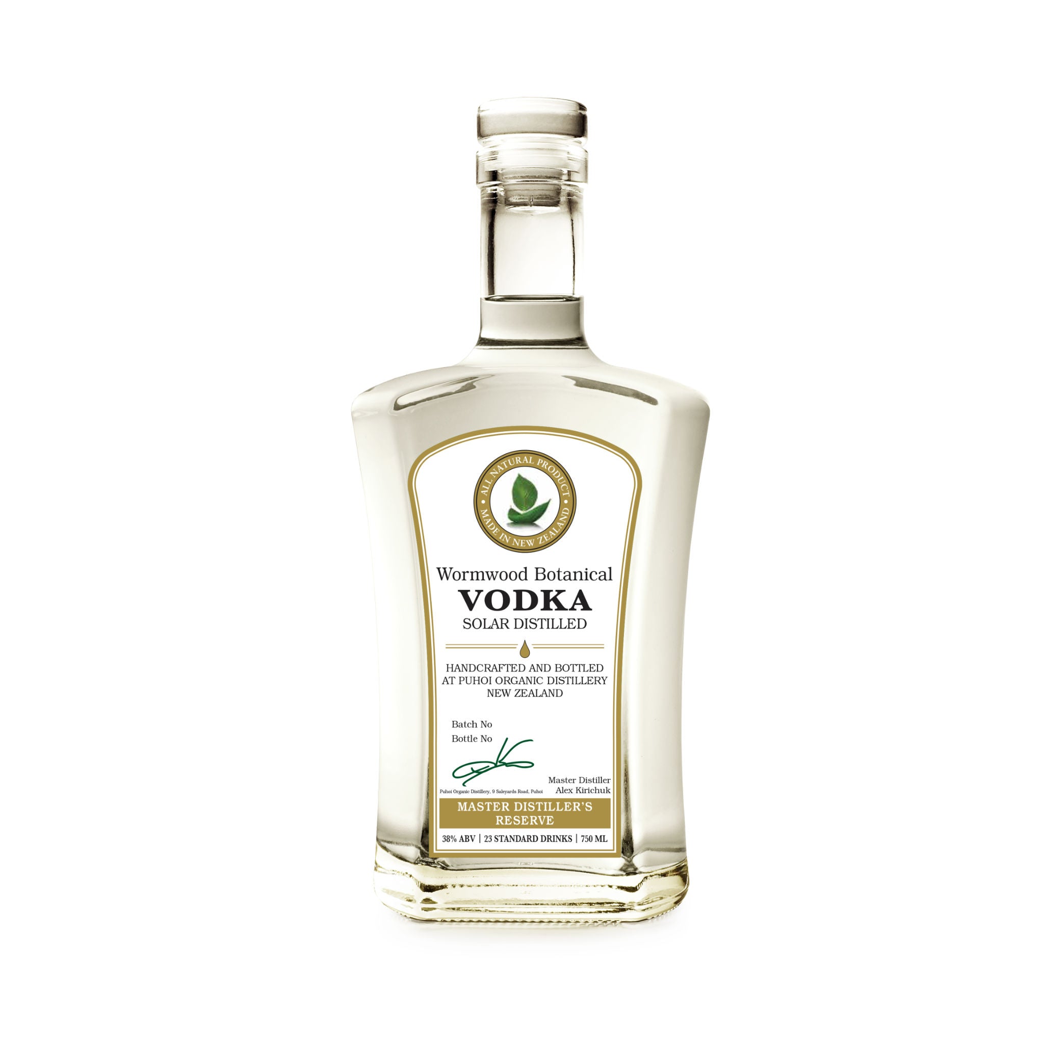 Wormwood Botanical Vodka (750ml 38% ABV)