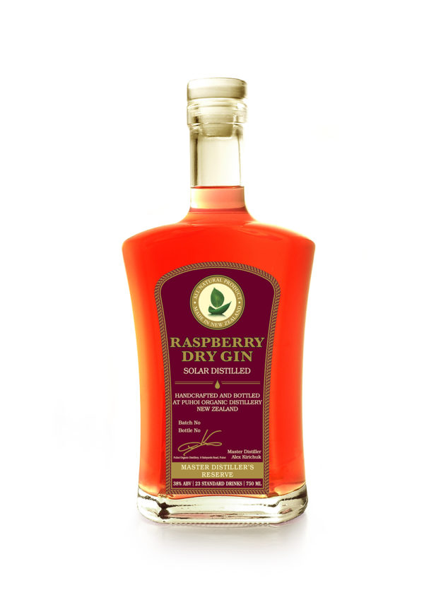 vegan-certified-pink- raspberry-dry-gin-solar-distilled-in-puhoi-village-new-zealand-for-gin-and-tonic-negroni-cocktails-